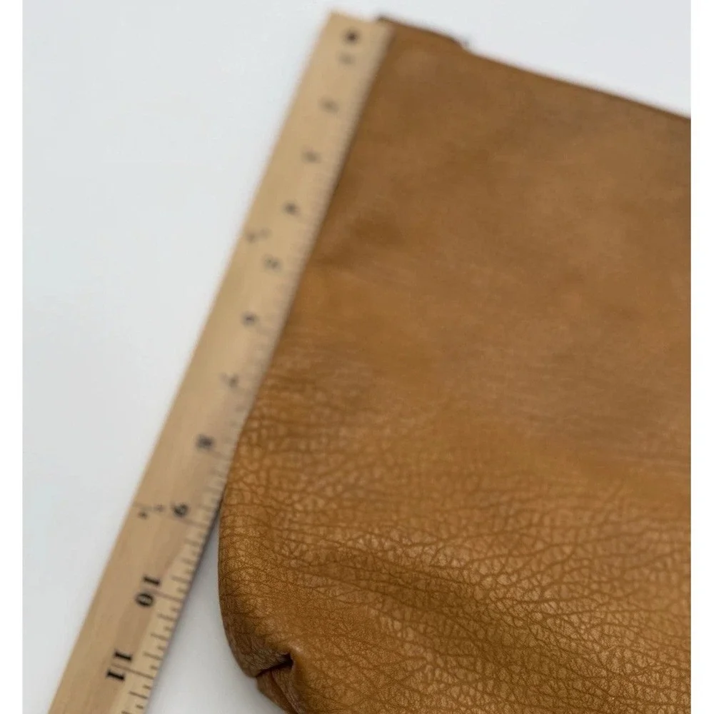Free People Vegan Cracked Leather Large Tote/Cosmetic/Laptop Computer Bag